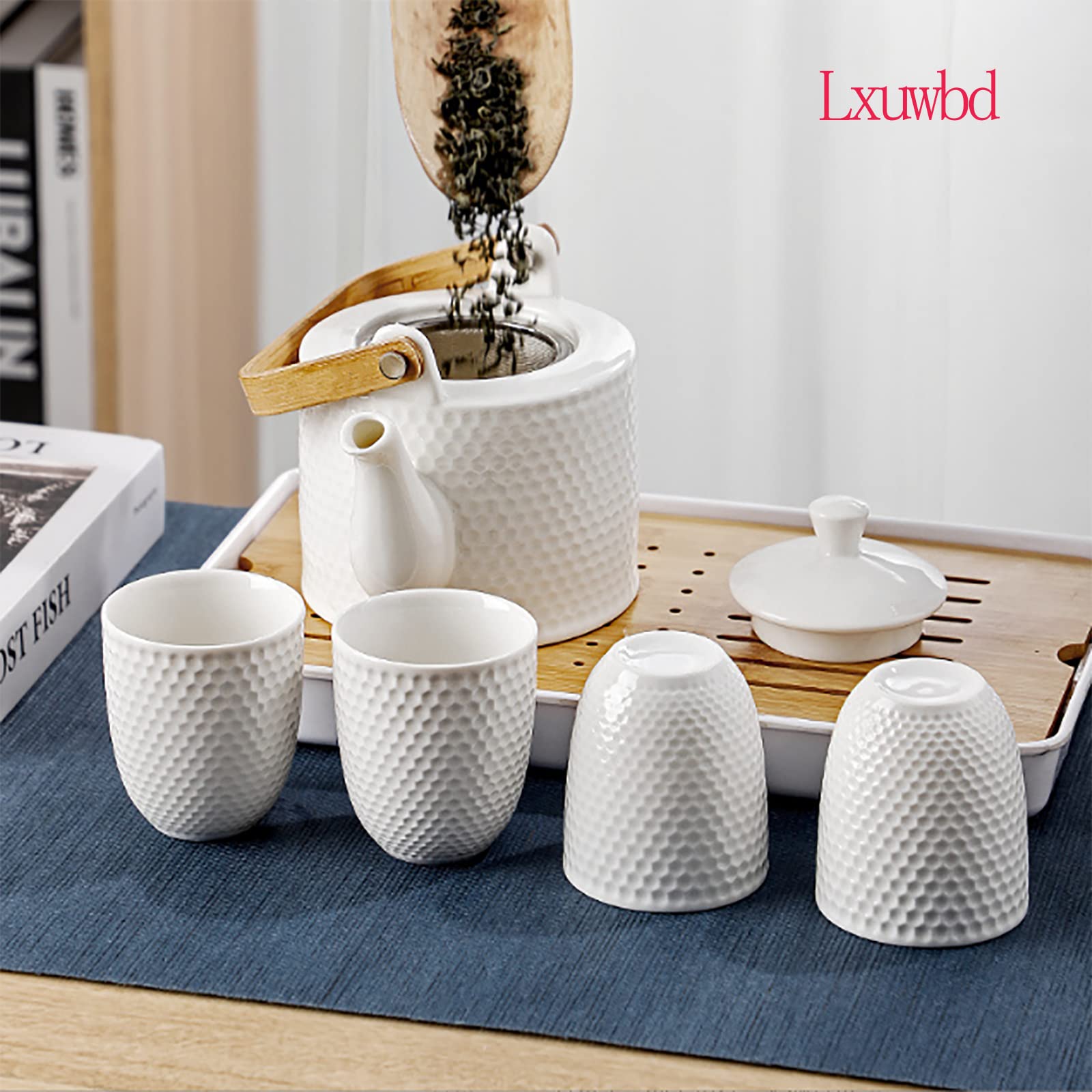 Amazon.co.jp: Lxuwbd 日本製セラミックティーセット ティーポット1個
