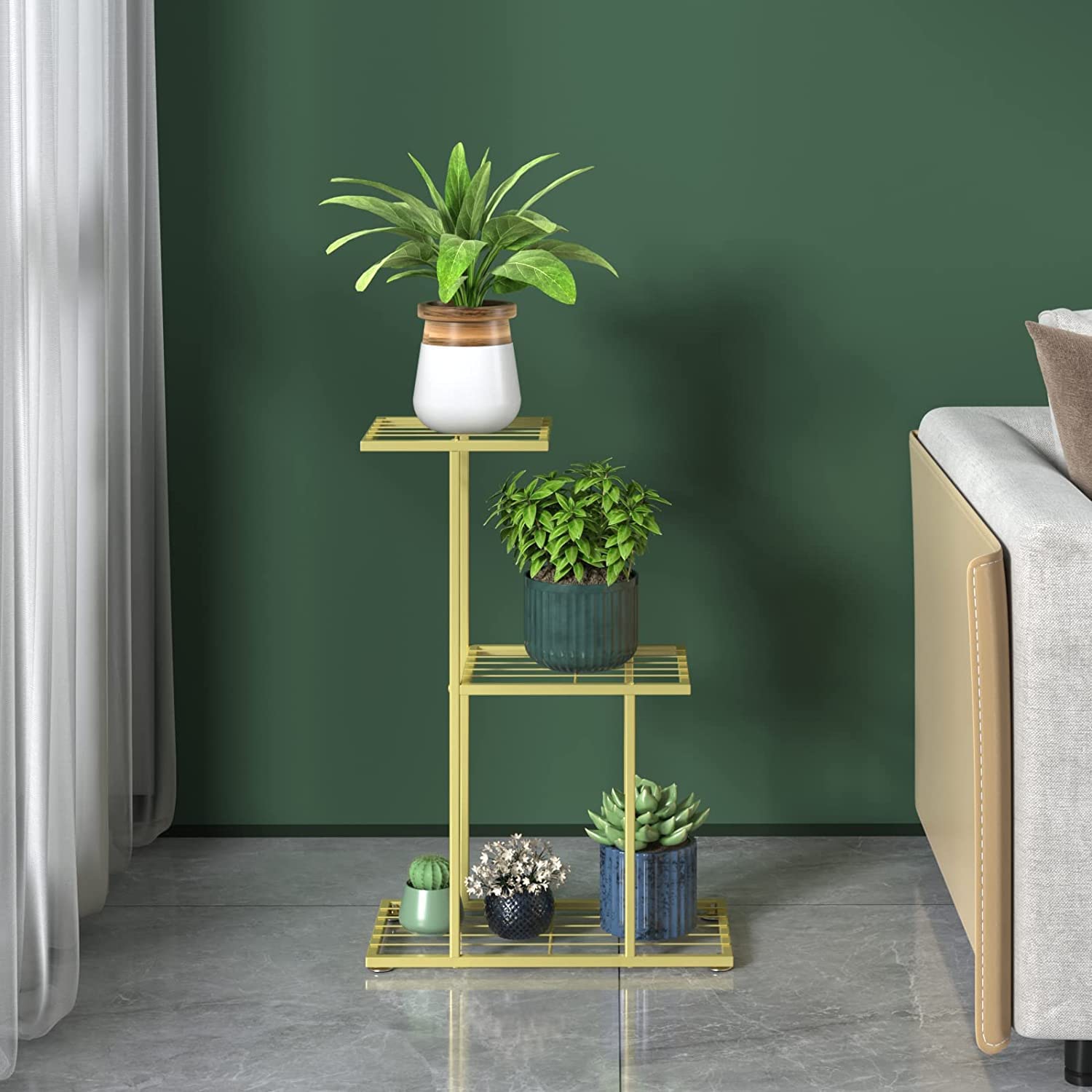 See full amazon price history chart for A M Export Plant Stand Rack 3 Tier, Metal Plant Stands for Flower Pot, Heavy Duty Potted Holder for Multiple Plants, For Window Garden Balcony Living Room, Gold A M Export Plant Stand Rack 3 Tier, Metal Plant Stands for Flower Pot, Heavy Duty Potted Holder for Multiple Plants, For Window Garden Balcony Living Room, Gold (B0BC9CDCBC) Amazon Price History, Amazon Price Tracker