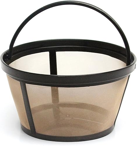Miniatura 2 de GoldTone Marca - Filtro de café reutilizable estilo cesta de café de 8 a 12 tazas y juego de 12 filtros de agua para cafetera, cafetera y cafetera