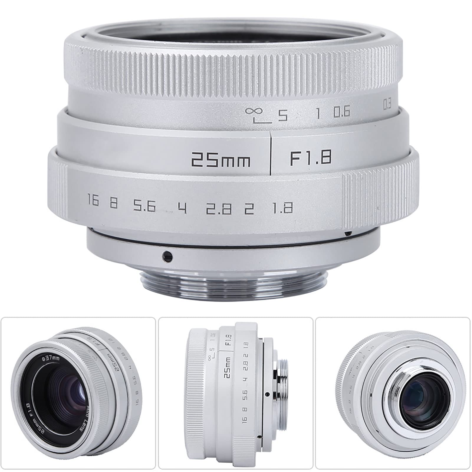 Amazon | 25mm F1.8 ミニ CCTV C マウント 広角レンズ ニコン