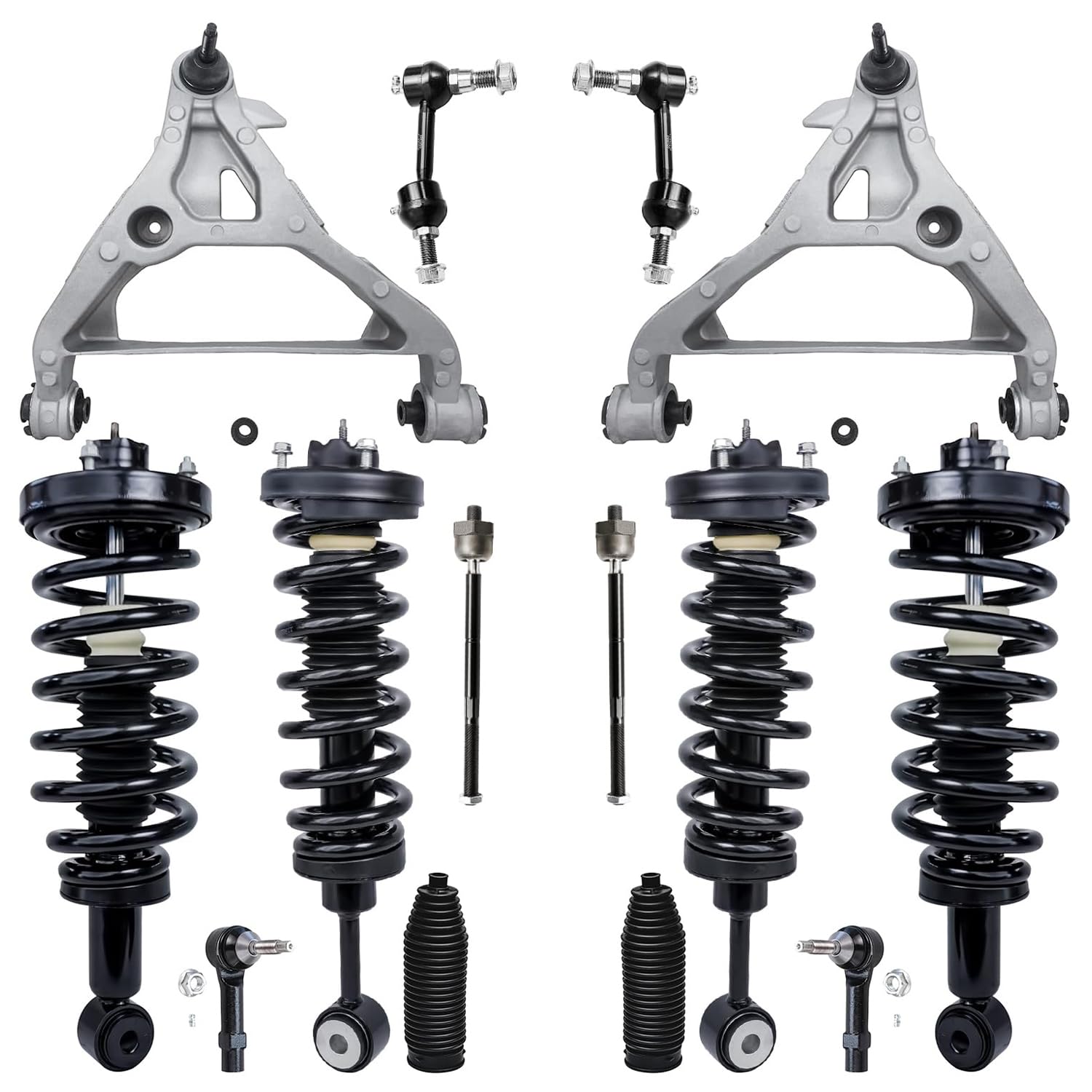 Detroit Axle - 14pc Struts Kit for Ford 03-05 Expedition Lincoln Navigator