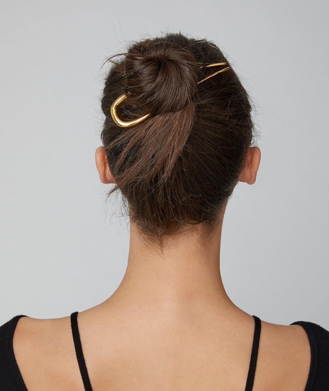3 PCS French Hair Pins for Women, Elegant Hair Pins for Buns, French Twists and Updos, Gold Hair Accessories