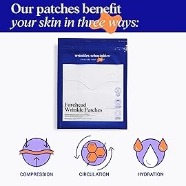 Wrinkles Schminkles Forehead Wrinkle Patches - Reusable Silicone Smoothing Pads for Brow Lift, Wrinkle Smoothers, Reduce Frown Lines & Face Lift (2 Pack)
