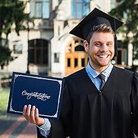 Vista 5 de Geyoga 120 Pcs Congratulations Certificate Holders Diploma Covers for Letter Size 8.5x11 Certificates, Cardstock, Document Papers for Graduation