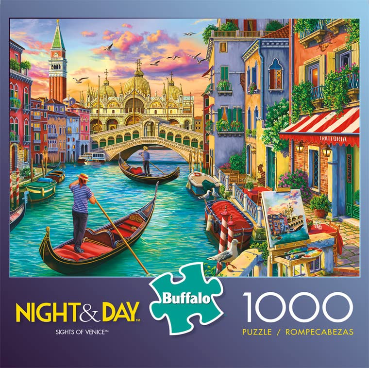 Buffalo Games - Sights of Venice - 1000 Piece Jigsaw Puzzle