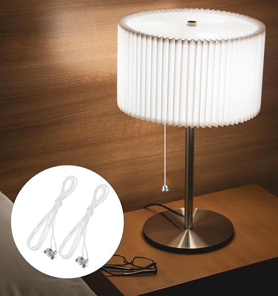 10 Pack Pull String, Pull Cord Light Fixture with Connector