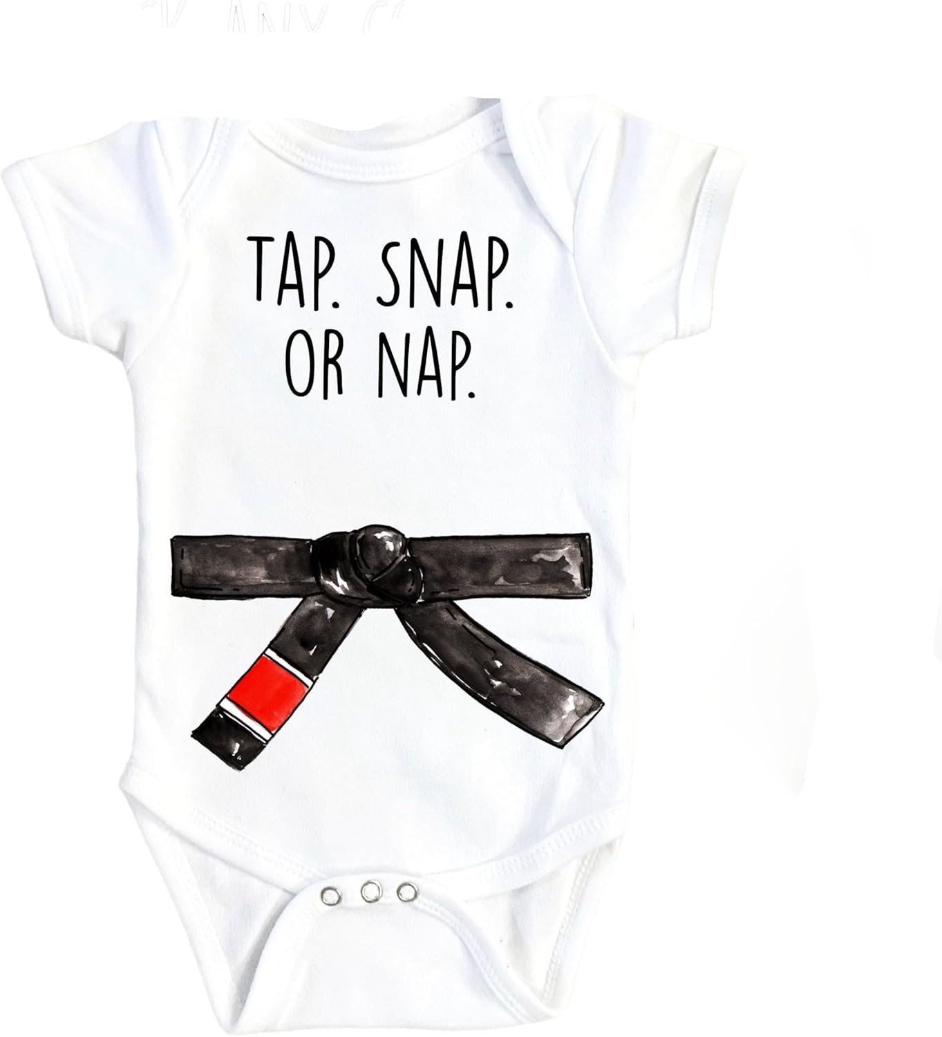 Bjj Jiu Jitsu - Baby Boy Girl Clothes Infant Bodysuit Funny Cute Newborn Snap