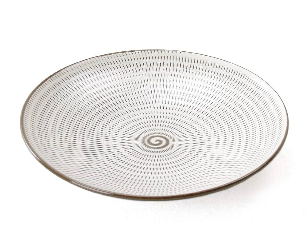 飛び鉋大皿 1尺 】 小石原焼 ちがいわ窯 小石原 ちがいわ窯 飛び