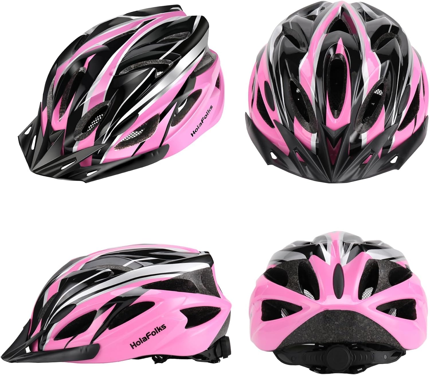 HolaFolks Bike Helmet, Adults Bicycle Helmet Sport Lightweight Cycling Helmet for Road & MTB Mountain Adjustable Size for Men Women - Image 7