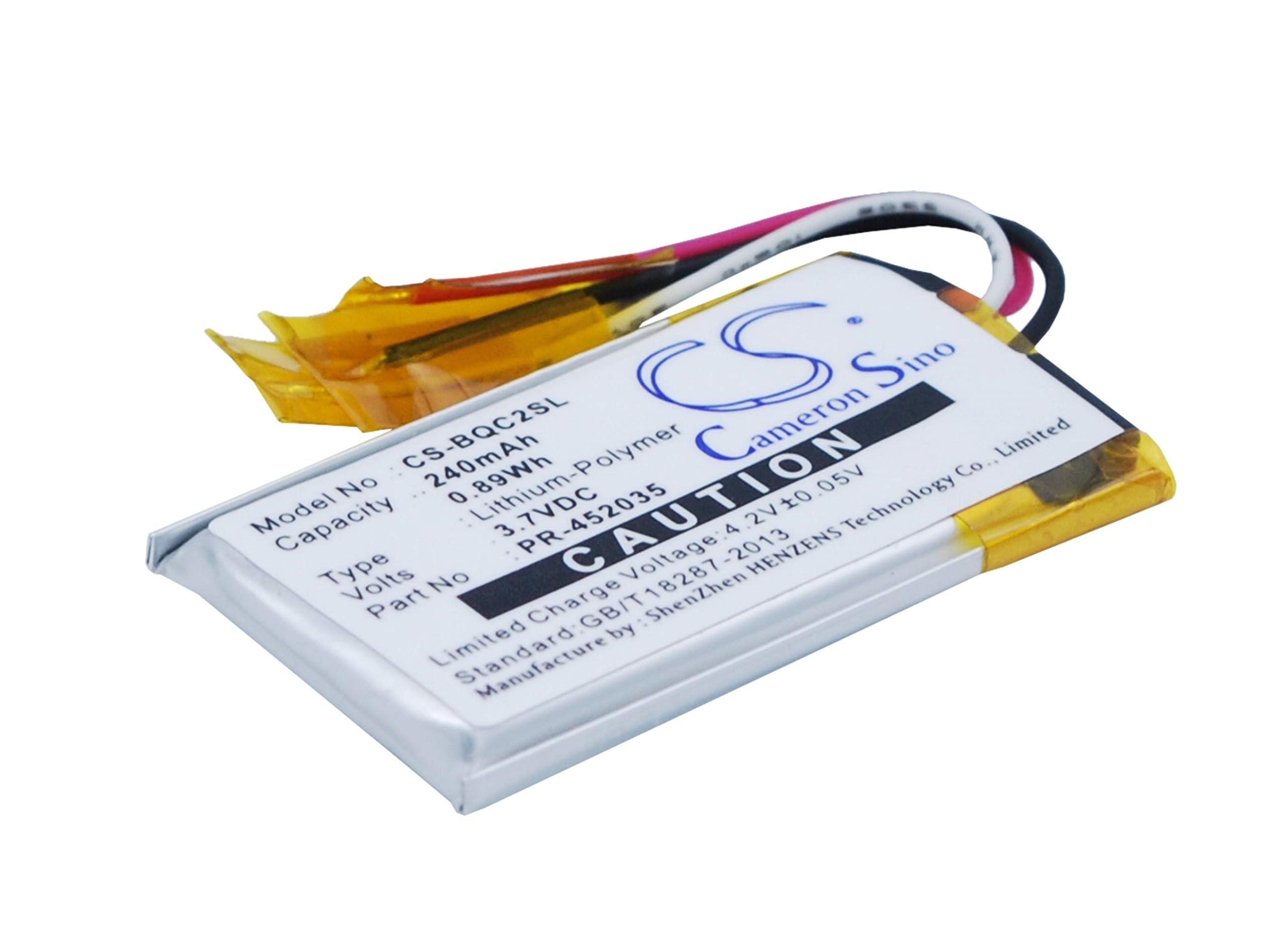 LIONX Battery for MiVue C330 MiVue C335 338040000101 402035 (1ICP5/21/36) 240mAh / 0.89Wh