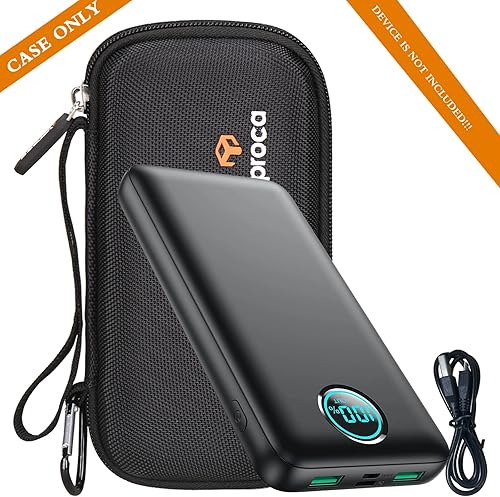 Miniatura 5 de Aproca Estuche de viaje de almacenamiento duro, para Pxwaxpy 30,800mAh / Ekrist 25800mAh / FOCHEW 30,800mAh / MOPHIE 20,000 mAh cargador portátil