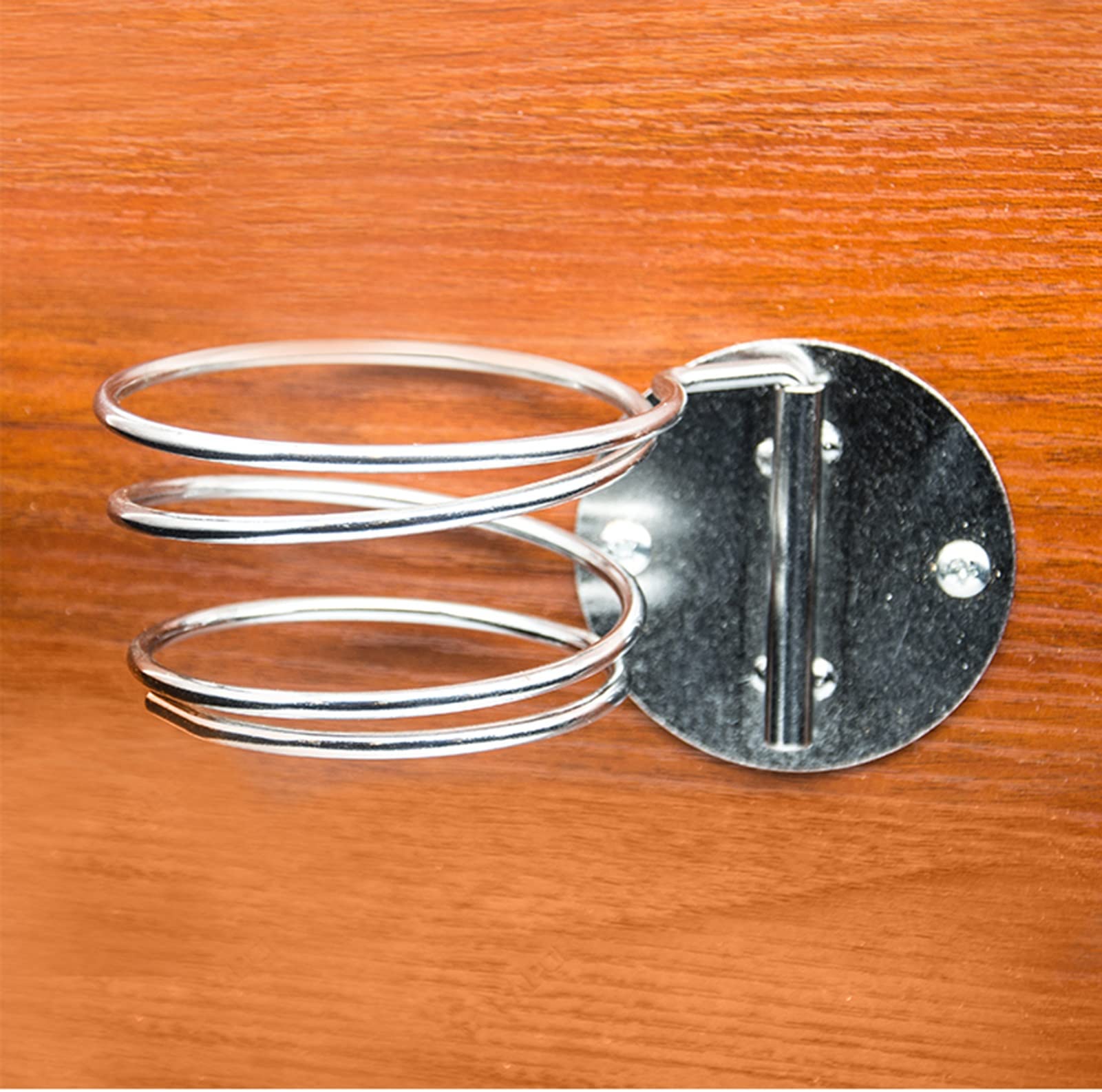Soporte para secador de pelo, organizador de pared de acero inoxidable para secadores, diseño en espiral para un fácil acceso y almacenamiento