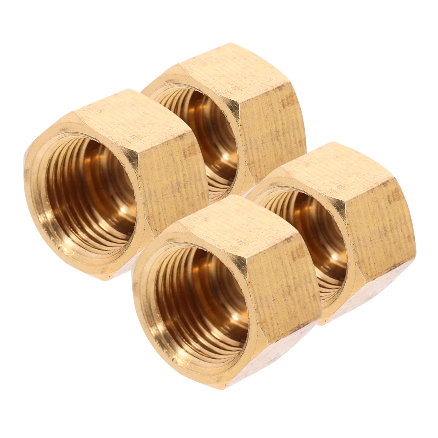 OSOLADY 1/8 Inch Cap for Water Tube Copper Tube Cap Plug 1/8 Fitting Fresh Water