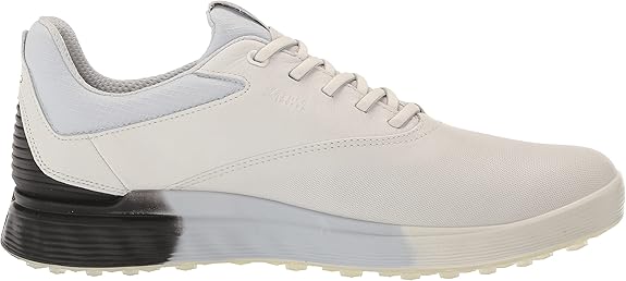 The S-Three Golf Shoe features ECCO's Fluidform technology, which creates a cushioned and supportive midsole that enhances stability and comfort during each swing. The outsole is made from a durable TPU material that provides excellent traction and grip on the course, helping you maintain your footing throughout your round. The sleek design of the shoe makes it a versatile option that can be worn both on and off the course, allowing you to transition from the links to the clubhouse in style.