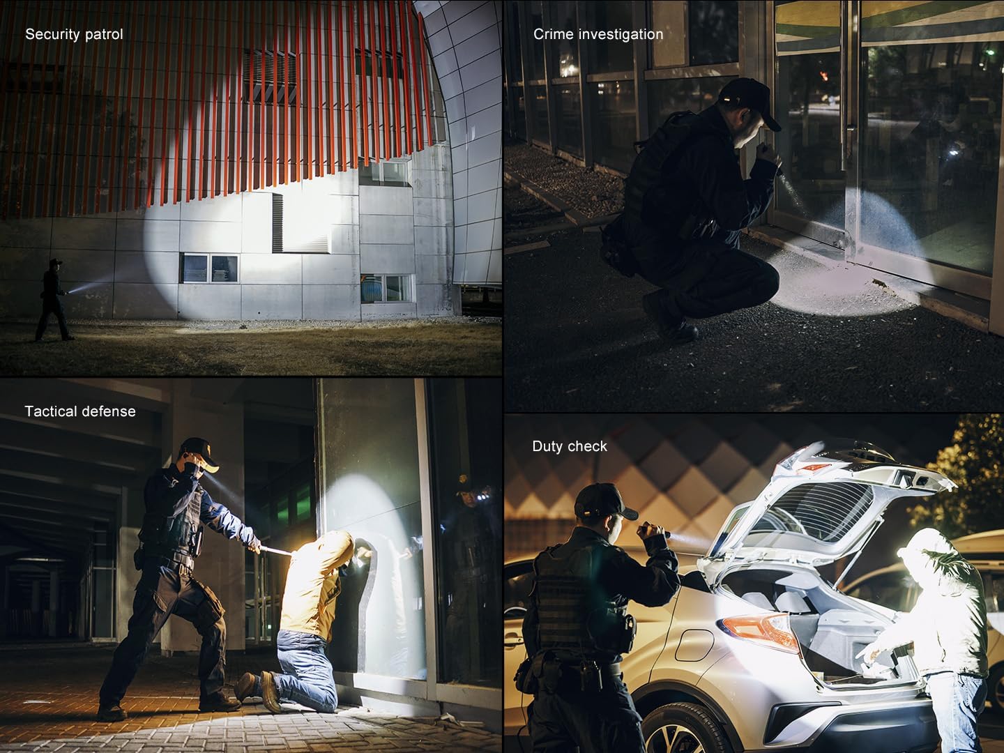 Fenix PD45R ACE 3200 Lumens Multi-Mode USB-C Rechargeable Tactical Flashlight with Customizable Output Level Selections and Lumentac Organizer