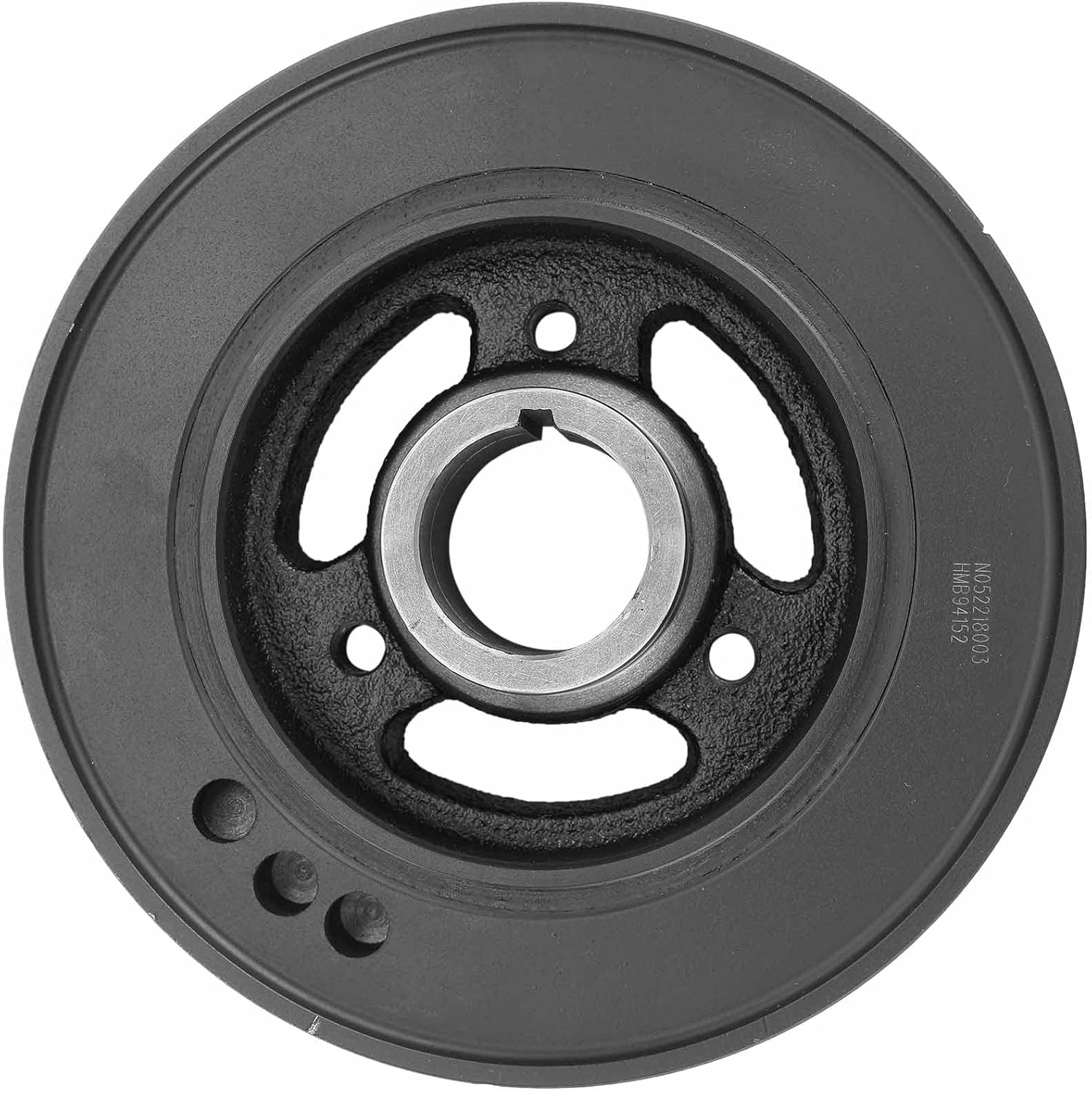 A-Premium Engine Harmonic Balancer Crankshaft Pulley - OHV 4.9L - Compatible with Ford Vehicles - 1987-1995 - F-150, F-250, F-350, E-150 E-250 E-350 Econoline, E-150 E-250 E-350 Econoline Club Wagon