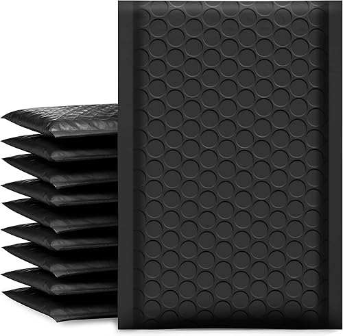 Miniatura 20 de UCGOU - Sobres acolchados de burbuja de 6" x 10", sobres de polietileno blancos para negocios pequeños, bolsas impermeables para envíos al por
