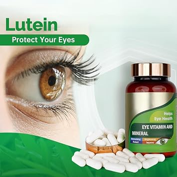 Lutein Zeaxanthin Eye Blend, Vitamins C E Zinc, Daily Eye Wellness Support
