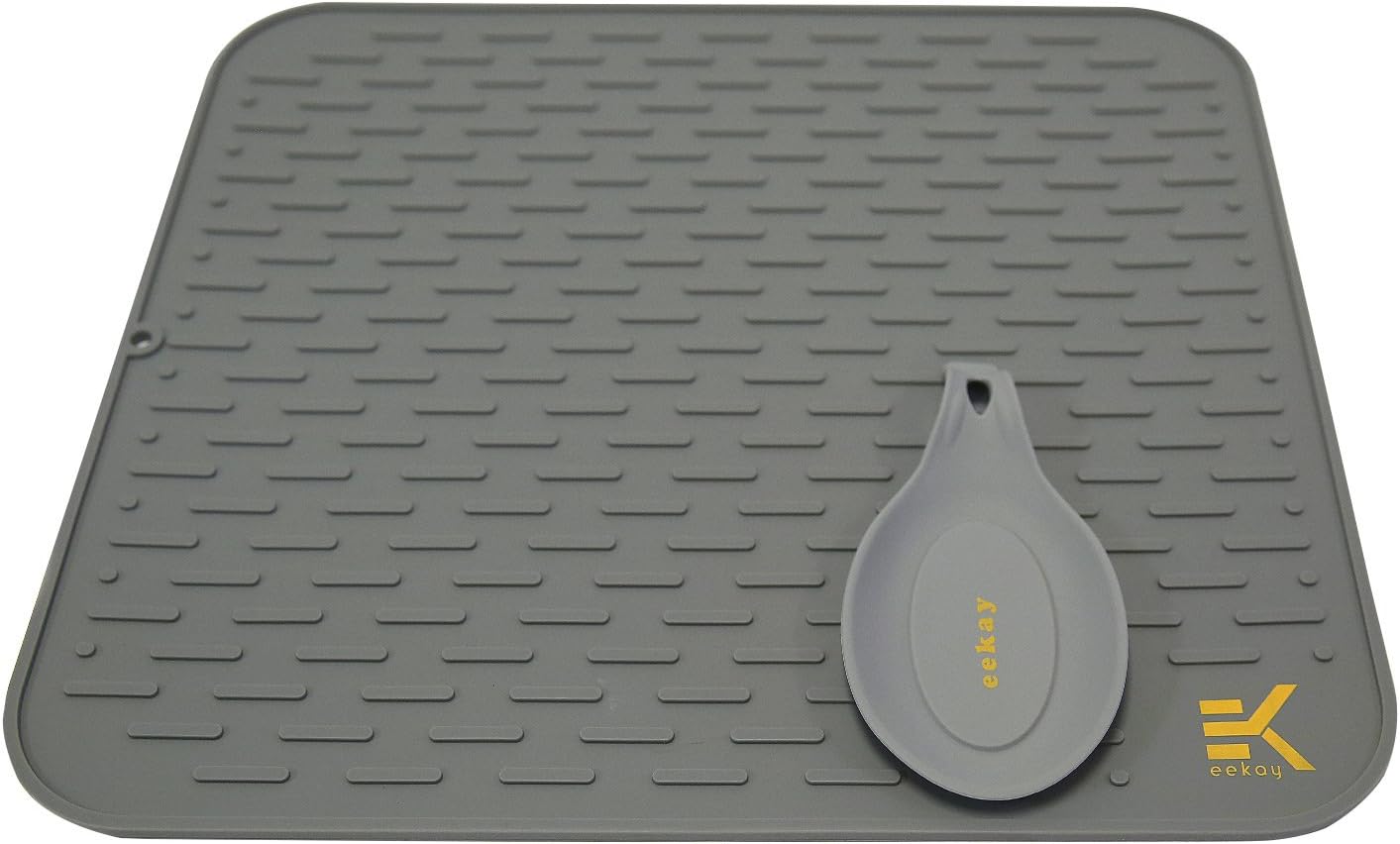 eekay XLG-EK-SDM Silicone Drying Mat, XL Grey
