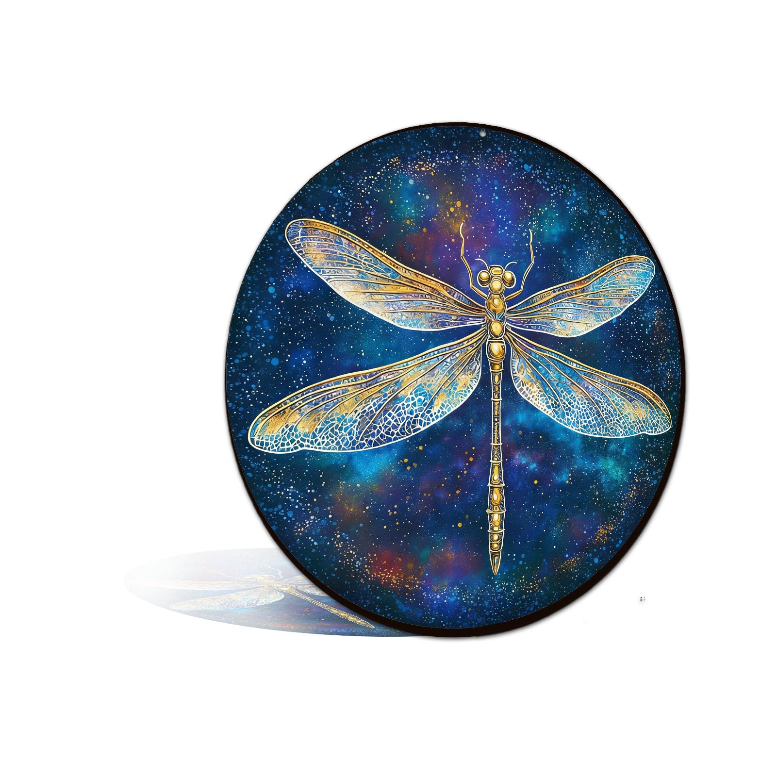 Letrero de libélula estrellada para decorar un dormitorio mágico