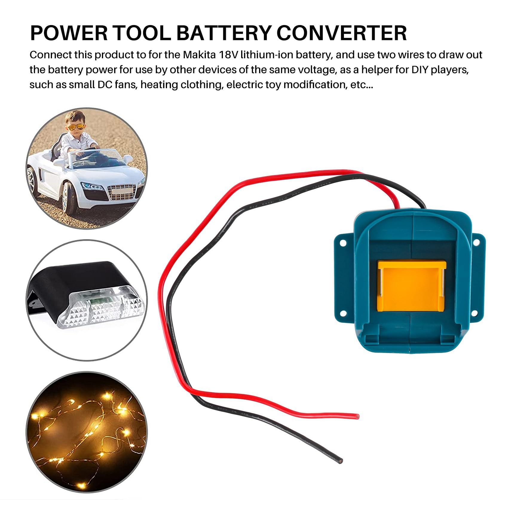 10X Convertidor de Adaptador de Batería para 18V Batería de Iones de Litio Convertidor de Batería de Herramienta Eléctrica DIY