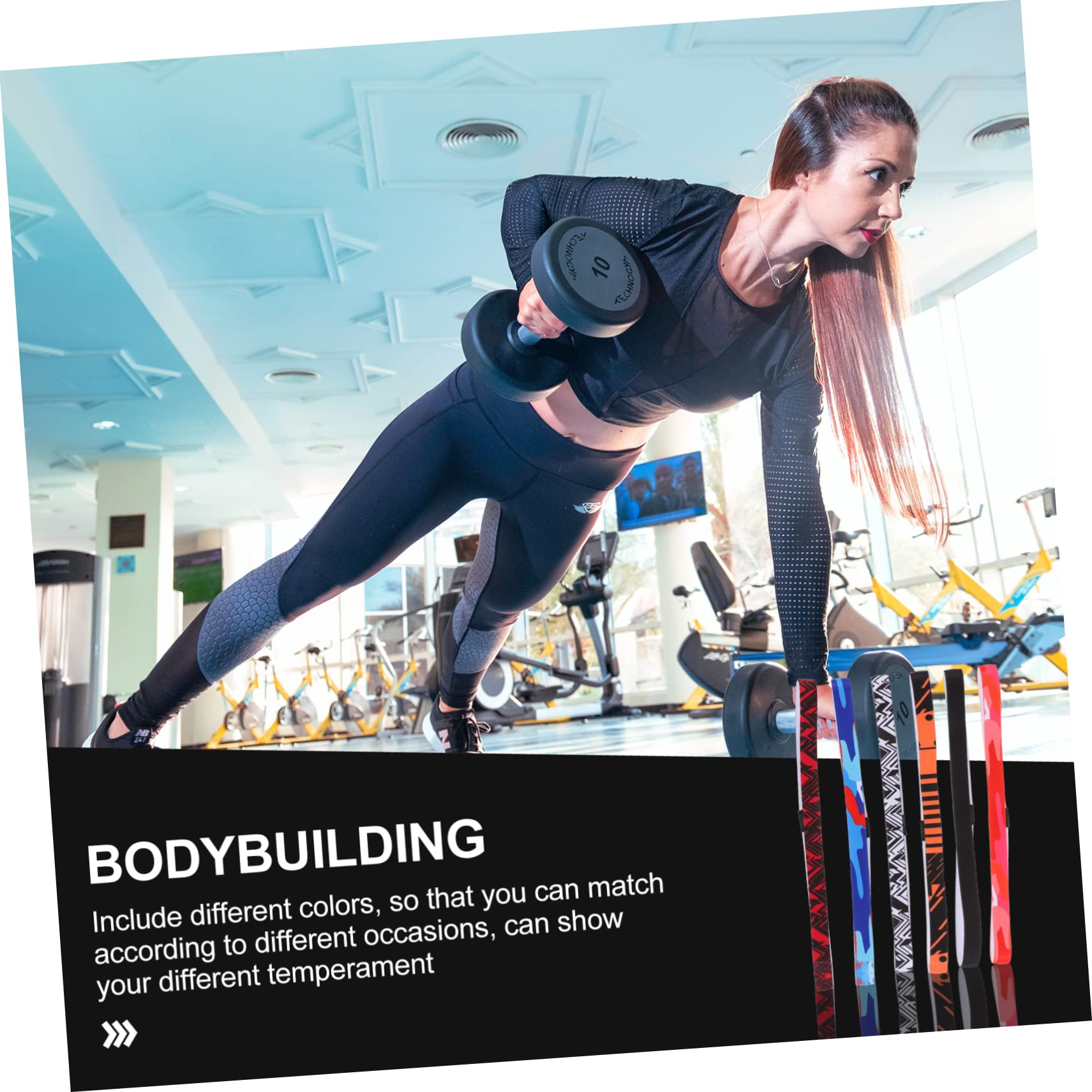INOOMP 18piezas Antideslizante para De Banda Running y Fitness Absorbente y Transpirable Variedad De