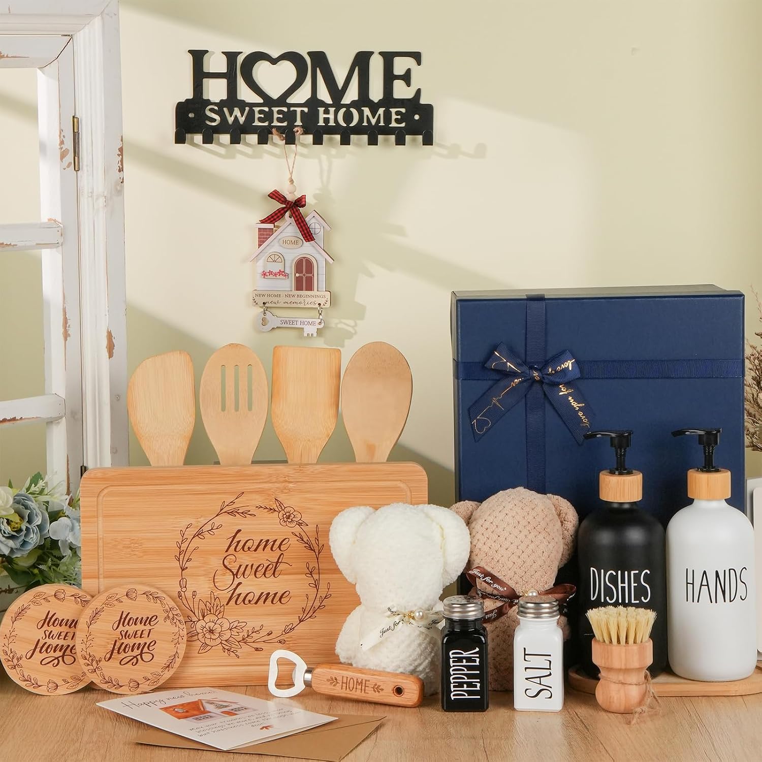 21 Pcs House Warming Gift New Home for Men Women, Closing Gift for Client