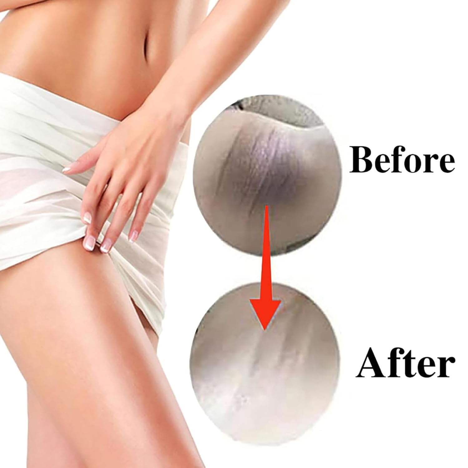 Lightening Cream Skin Bleaching Cream for Body Intimate Area, Private Parts, Underarm, Knees, Elbows, Inner Thigh, Bikini Areas, Skin Whitening Dark Spot Remover For Intimate Part image 3