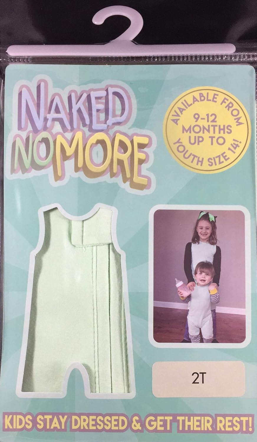 Naked No More®One Piece Romper Back Zipper Bodysuit Pajamas Escape Proof Adaptive Clothing (Mom's Choice Award Winner) - Image 2