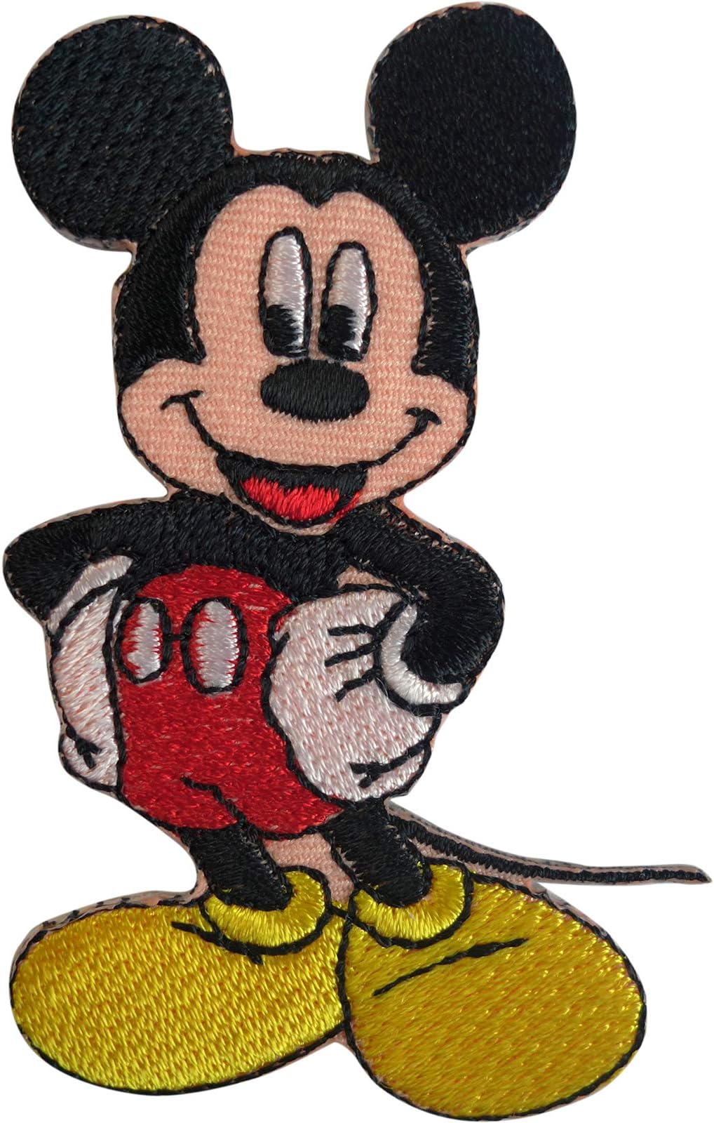 Disney Mickey Mouse Patch Embroidered Badge Iron Sew On Clothes Bag T Shirt Cap