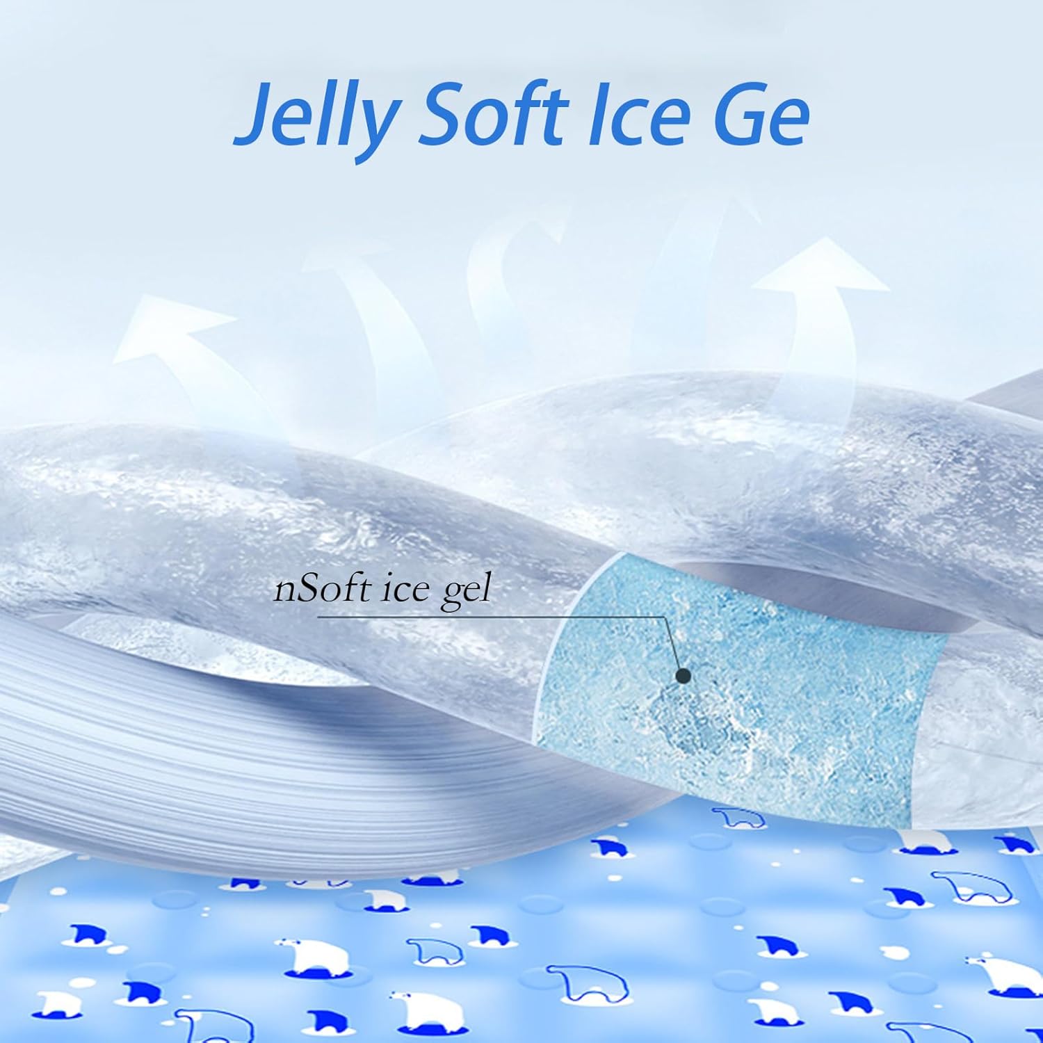 Cooling Mattress Pad for Hot Sleepers | 50x150cm Ice Mattress Cooling Pad Mat,Breathable Washable Mat Cushion Sleep for Women Men Sofa Dorm Camping