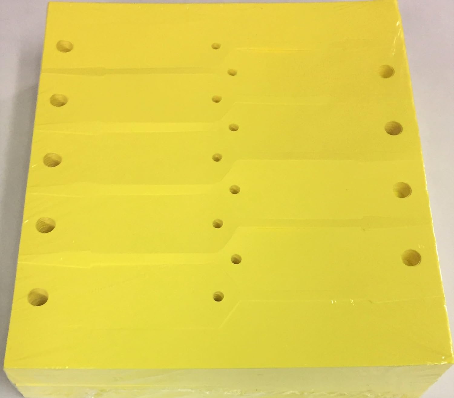 Key Tag Vinyl Arrow Self Locking Yellow Blank (5000 Qty) (A41)