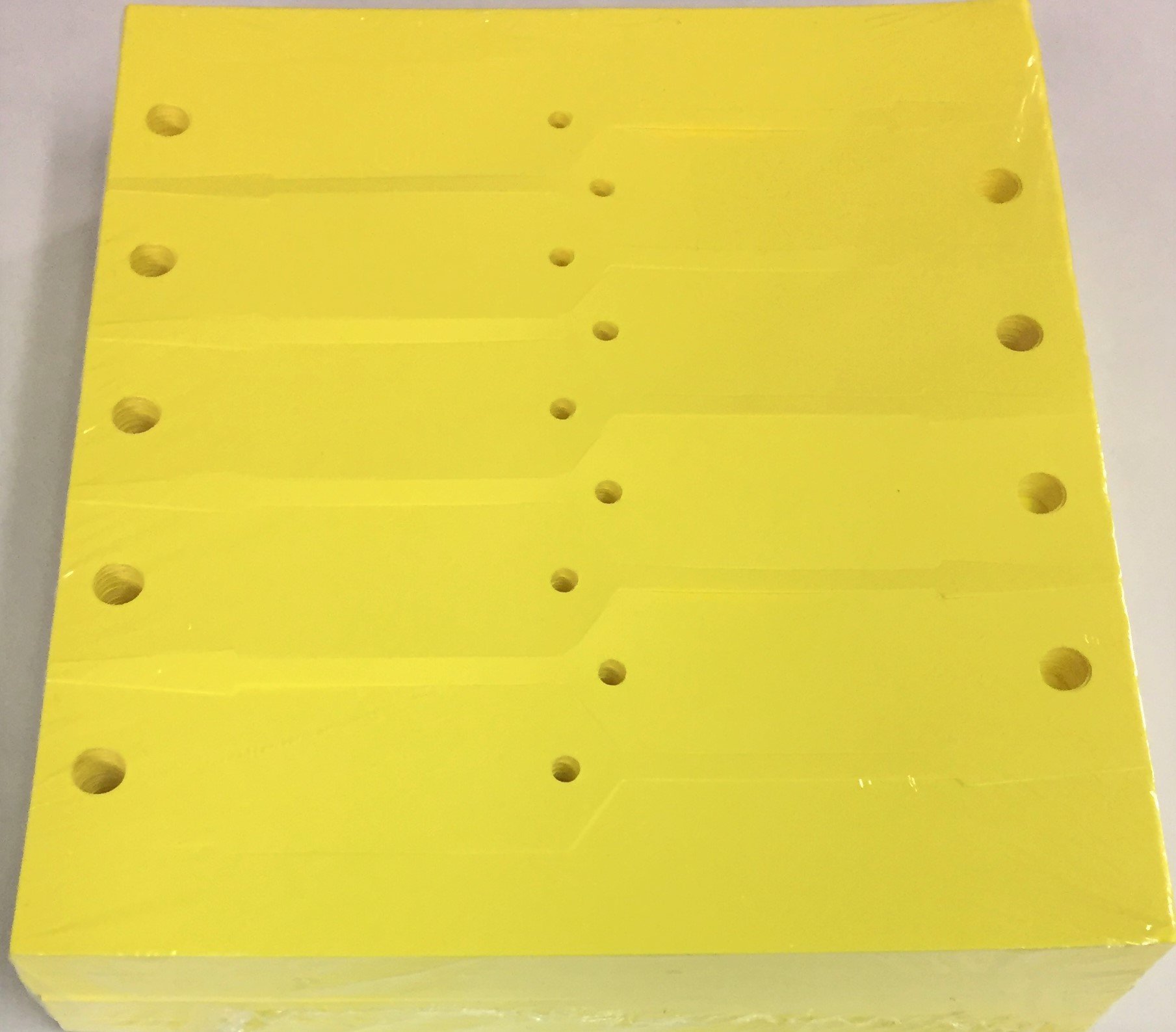 Key Tag Vinyl Arrow Self Locking Yellow Blank (5000 Qty) (A41)