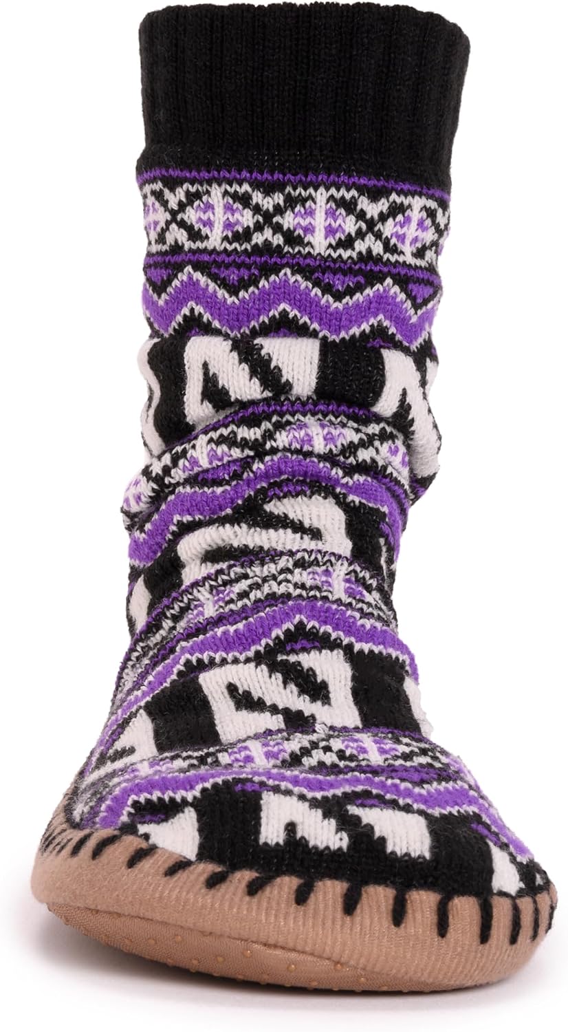 MUK LUKS Unisex Adult Game Day Slipper Sock image 2