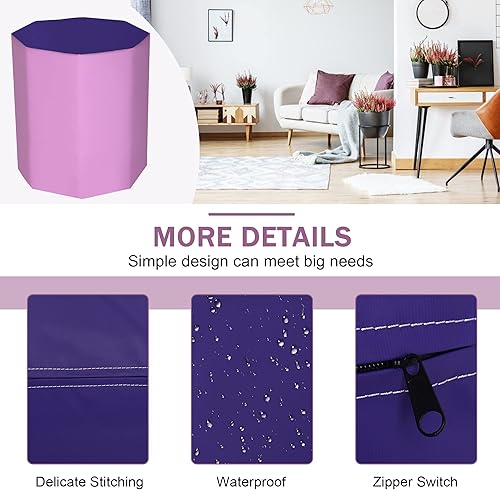 Miniatura 10 de Tapete octágono de gimnasia de 24.4 x 25.6 pulgadas, con forma de habilidad octágono, equipo de gimnasia octágono, tapete de entrenamiento de