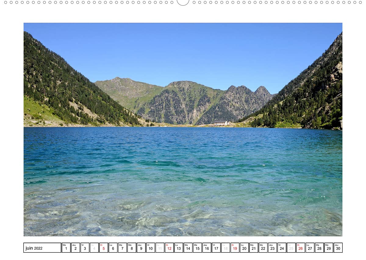 Pyrénéennes (Premium, hochwertiger DIN A2 Wandkalender 2022, Kunstdruck in Hochglanz): La chaîne des Pyrénées aux quatre saisons (Calendrier mensuel, 14 Pages )