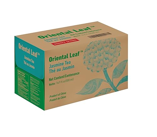 Miniatura 3 de ORIENTAL LEAF Té helado sin azúcar - Té verde de jazmín embotellado, botellas de 16.9 onzas líquidas (paquete de 15), sin azúcar, 0 calorías
