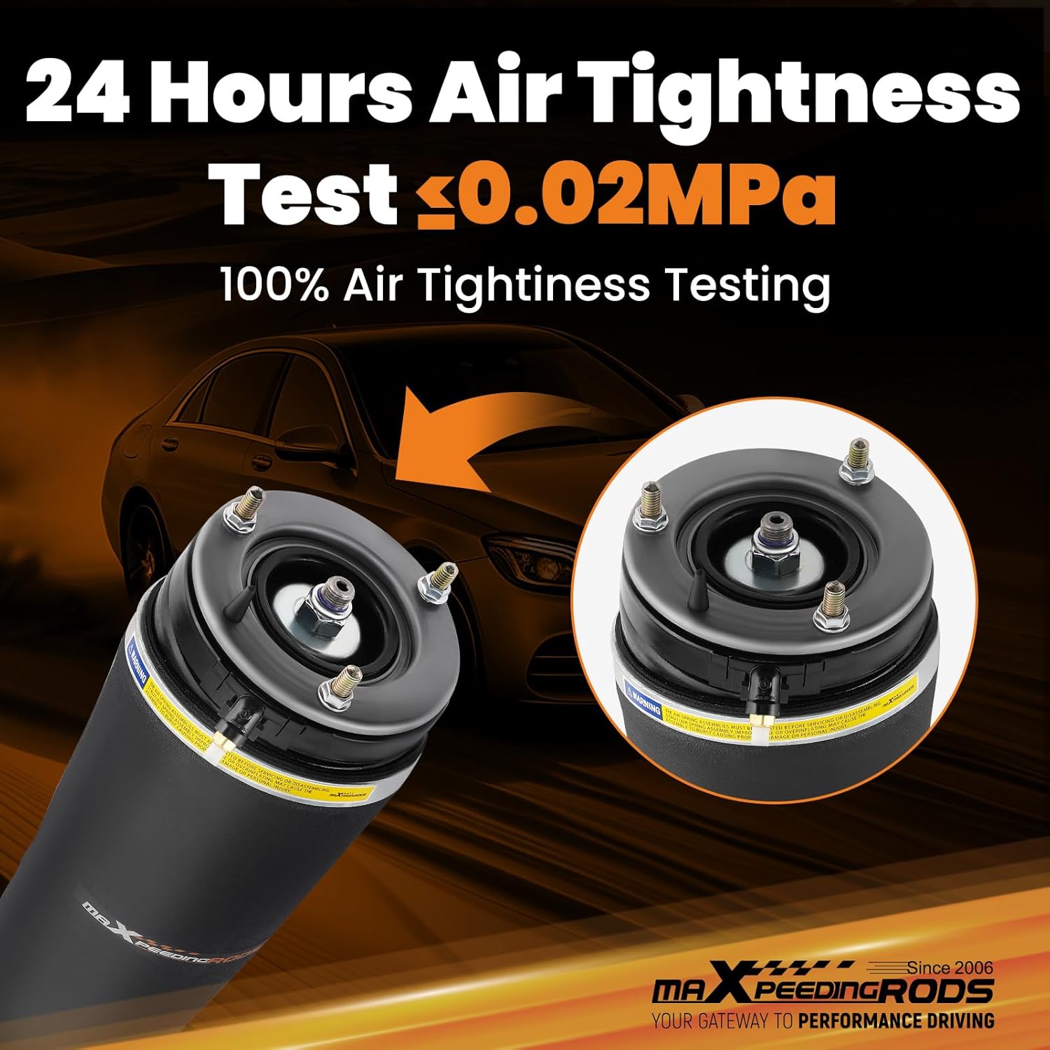 maXpeedingrods Front Left Air Suspension Strut for Range Rover III L322 2002-2005, for Range Rover III 2006-2012 RNB000750 RNB501530 RNB501410 RNB000070