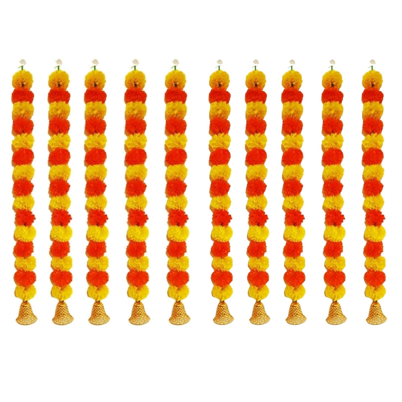 Golden Bell Strings - Diwali & Party Decor -19 Golden Bell Strings - Diwali & Party Decor -19