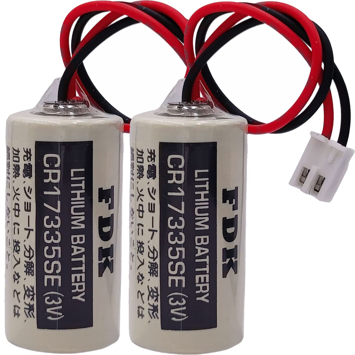 2 PCS FDK CR17335SE 3V PLC Battery for Epson Robot Controller RC Series Battery R13B060003 Non-Rechargeale