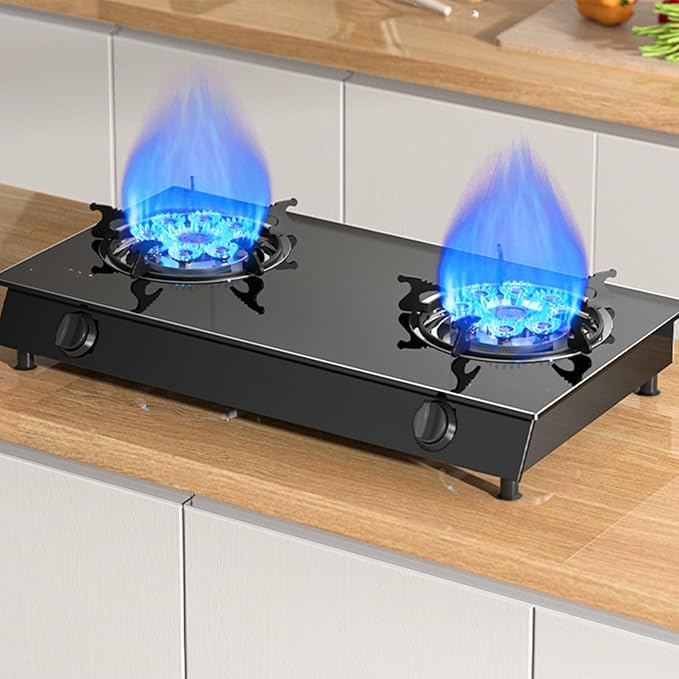 Estufa de Gas 2 Puestos, 4.2KW, para Encimera de Cocina miniatura 8