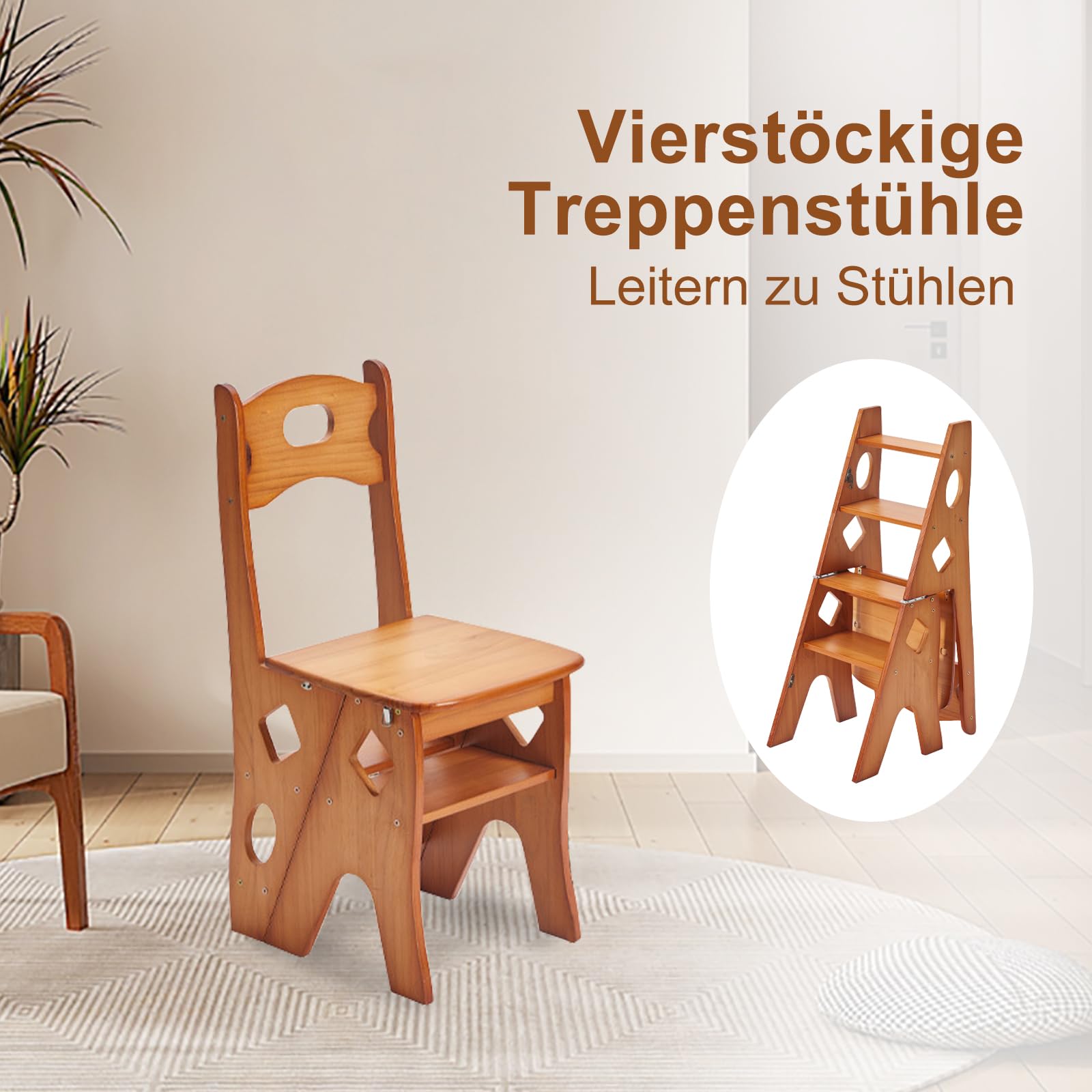 Echelle De Bibliotheque En Bois