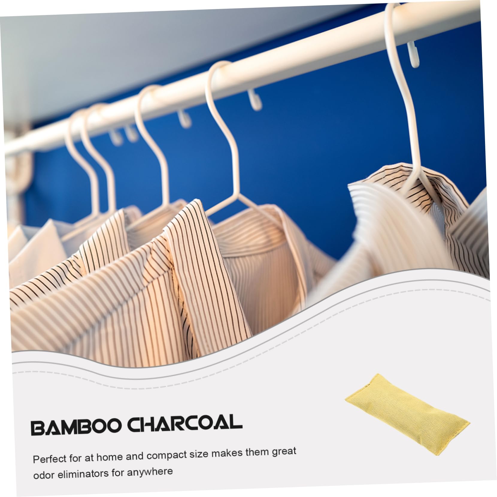 Cabilock 6pièces Sachets Désodorisants Pour Chaussures De Bambou Absorbeur Odeurs Longue Durée Déshumidificateur Naturel Pour Chaussures Et Placard Parfum Frais Pour Entretien Maison Et Ran