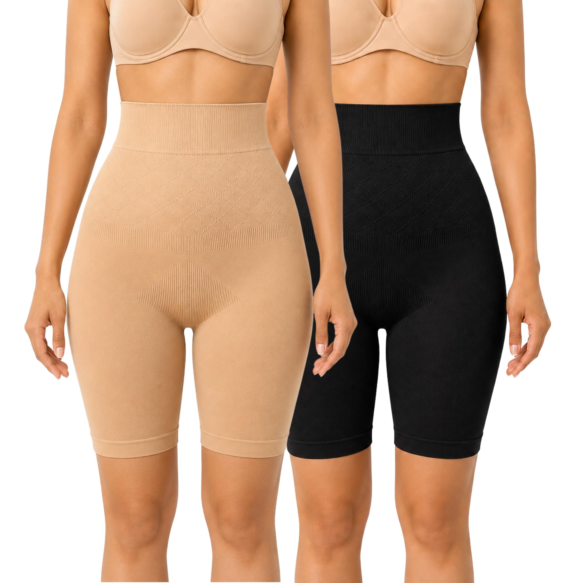 Women's Seamless Shapewear for Tummy Control | High Waist Compression Body Shaper | Slimming Sculpting Innerwear-image-26