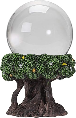 Miniatura 5 de Bola de observación del árbol de la vida, decoración de jardín al aire libre, pintado a mano, globo de espejo duradero, decoración del hogar, 8.5
