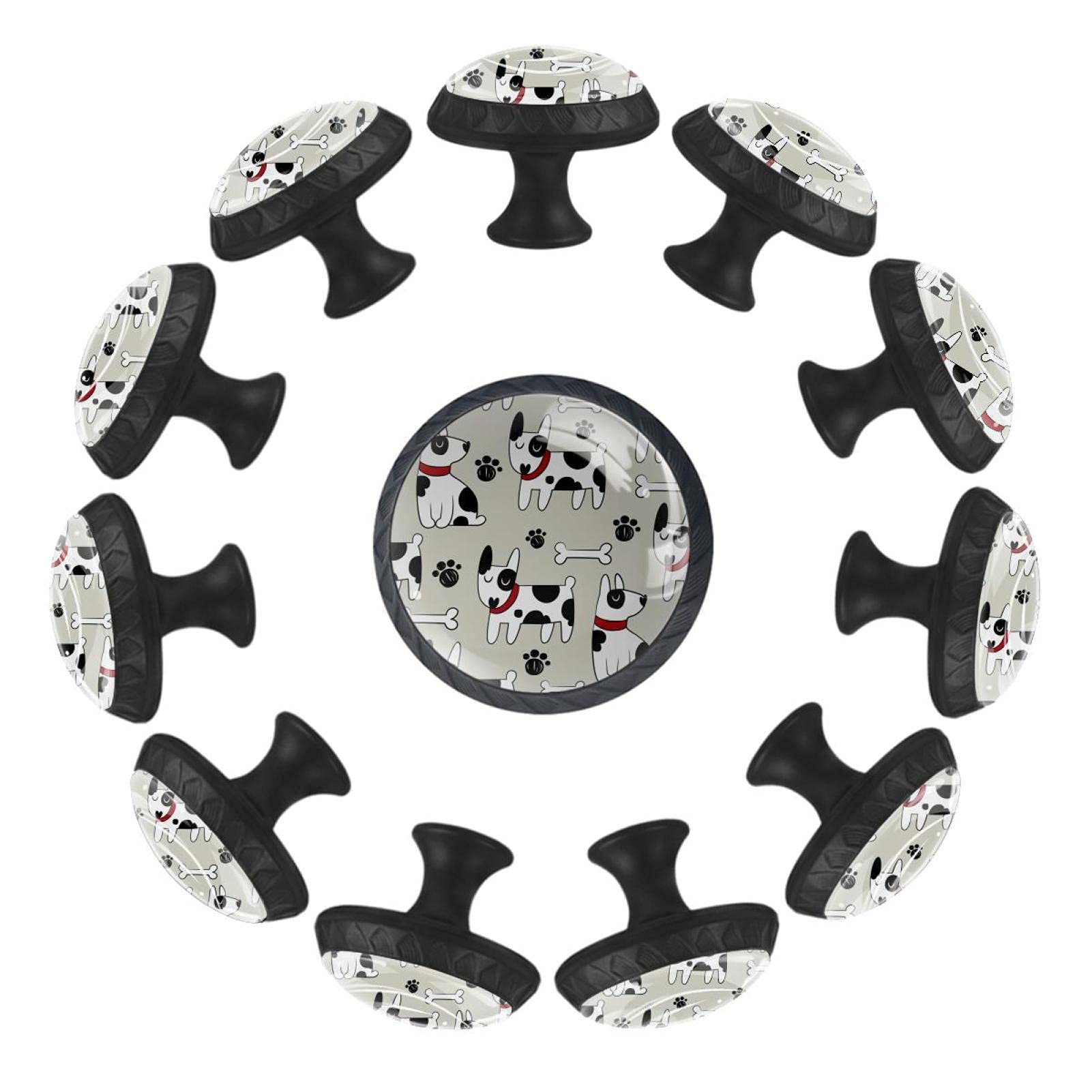 Boutons de tiroir ronds pour relooker une commode ancienne et personnaliser une crèche
