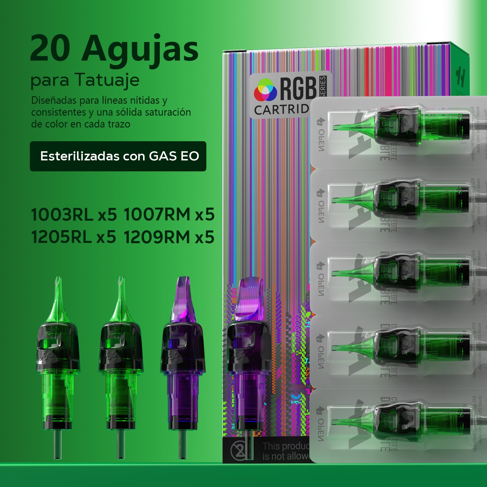HAWINK Kit de Máquina de Tatuaje Inalámbrica con Batería 1600mAh Modo Normal/Punteado, 20 Cartuchos de Aguja 7 Tintas para tatuaje Jabón Azul Tatto Kit Completo para Principiantes HW-TKP304AEU-9