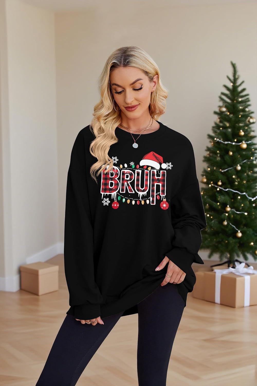FLOYU Women's Christmas Jesus Pullover - The Reason for The Season Sweatshirt - Christian Clothes