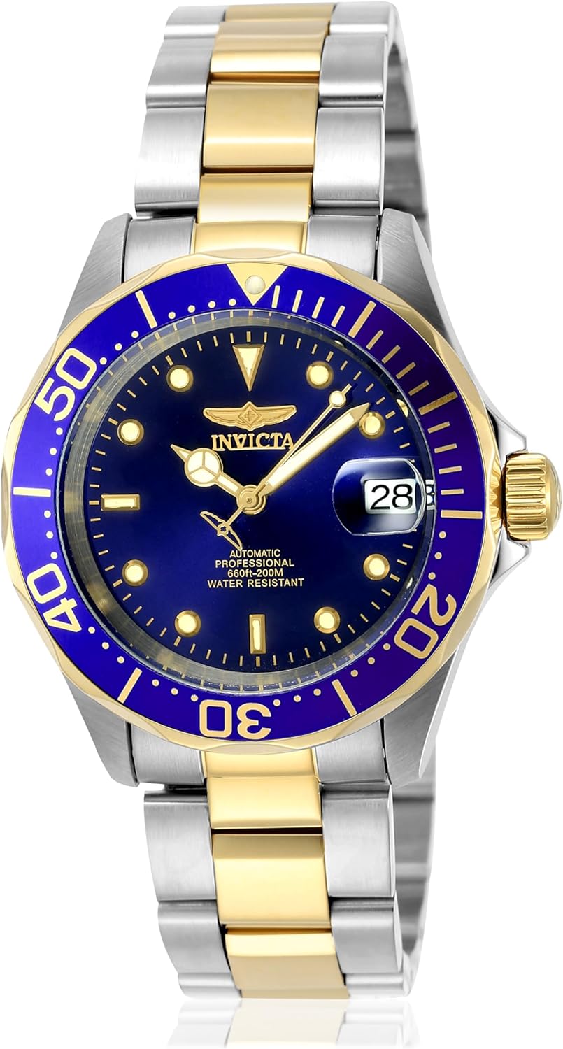 Orologio Invicta Pro Diver Uomo - Acciaio Inossidabile, Movimento Automatico, 40mm, Resistente All'Acqua - Foto 8