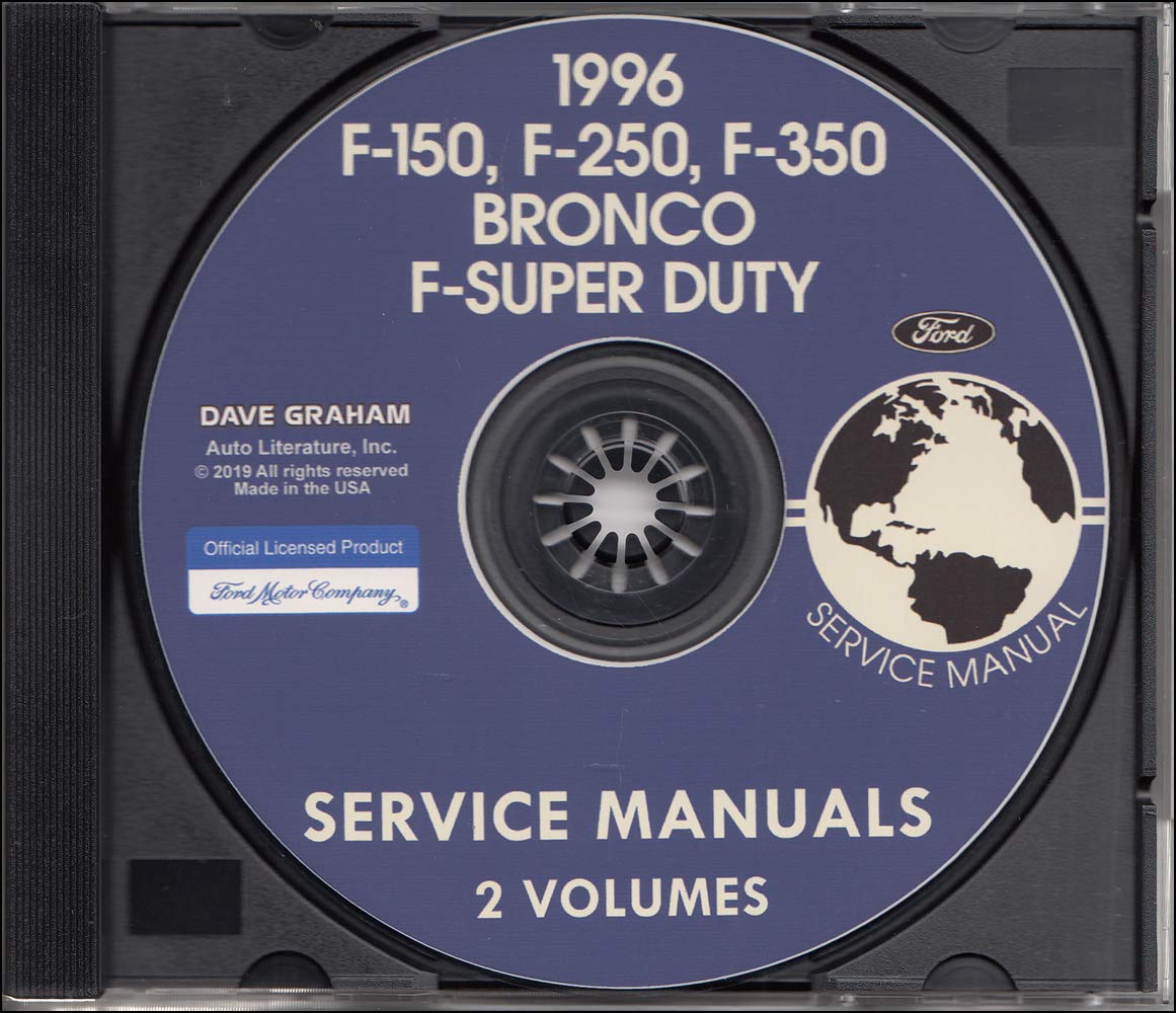 NEW 1996 FORD TRUCK & PICKUP FACTORY REPAIR SHOP & SERVICE MANUAL CD